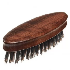 Petite Brosse à Barbe en Bois de Noyer - Poils de Sanglier