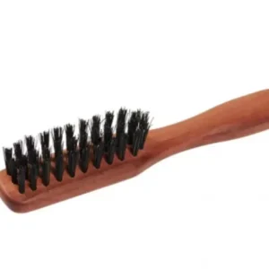 Brosse à Barbe avec Manche en Bois de Poirier - Poils de Sanglier – Barber Bink's Poitiers